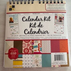 DIY DCWV Calendar Kit with Assorted Colors
